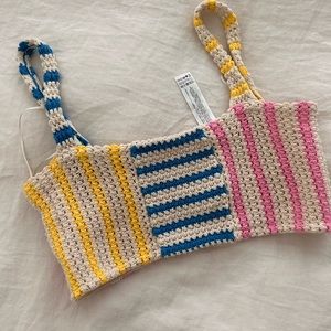 Zara crochet top